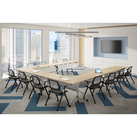 Officesource 144.00'' W, 168.00'' L, 29.50'' H, Maple OSTYP13MA